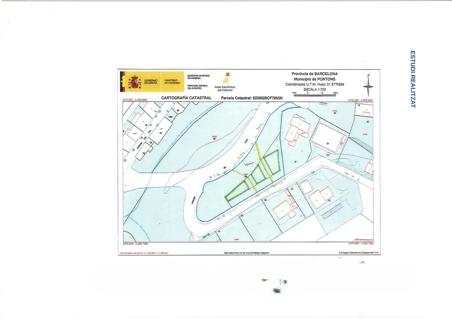 Residential land for sale in Pontons, imagen 6
