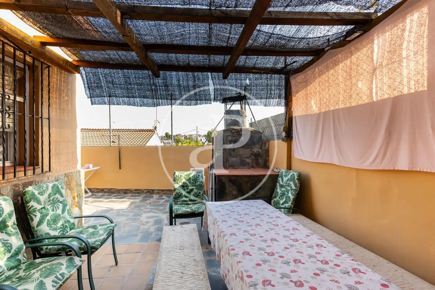 Terrace of Flat for sale in Rubí  with Air Conditioner, Heating and Private garden
