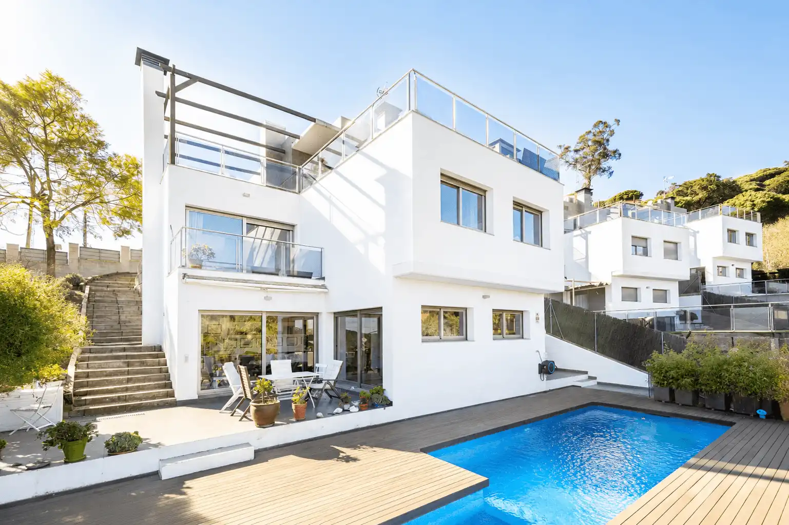 Casa amb piscina en venda a Sant Cebrià de Vallalta