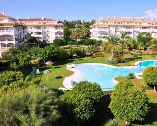 Exterior view of Flat for sale in Marbella  with Air Conditioner, Terrace and Swimming Pool