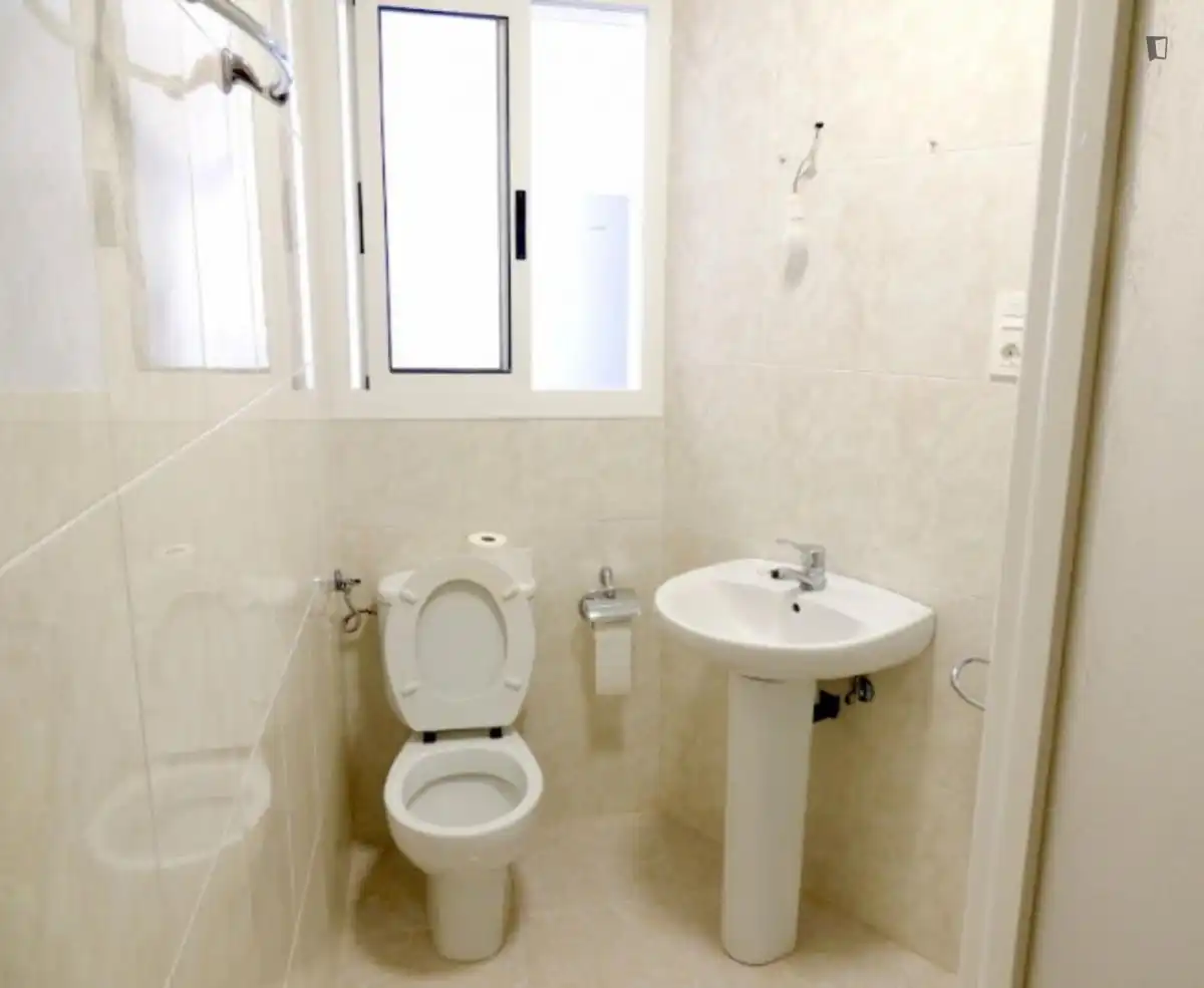 Bany de Apartament per a compartir en Castellón de la Plana / Castelló de la Plana amb Moblat i Forn
