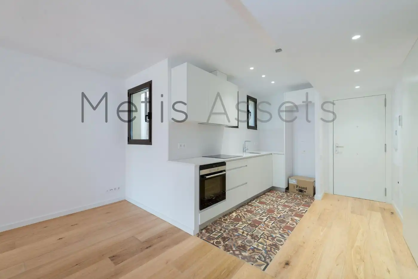 Vista exterior de Piso en venta en Barcelona con Aire acondicionado, Calefacción y Parquet
