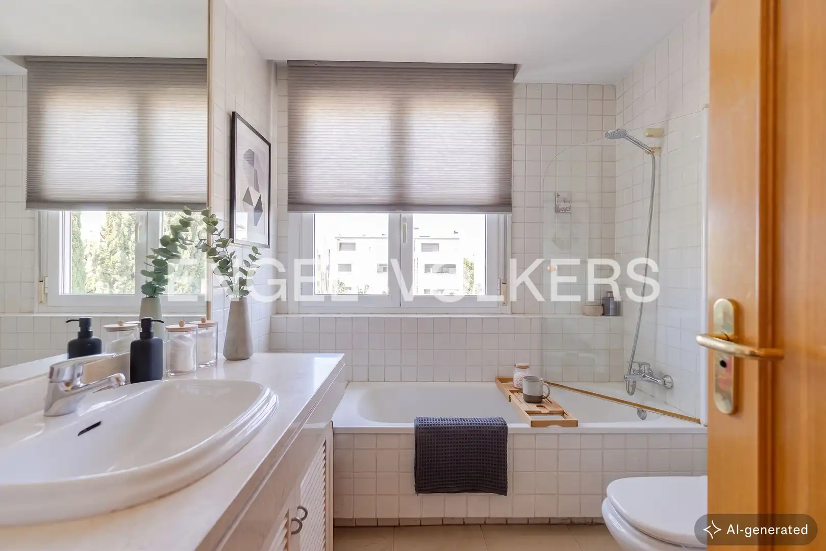 Bathroom of Houses for sale in Madrid  with Air Conditioner, Heating and Private garden