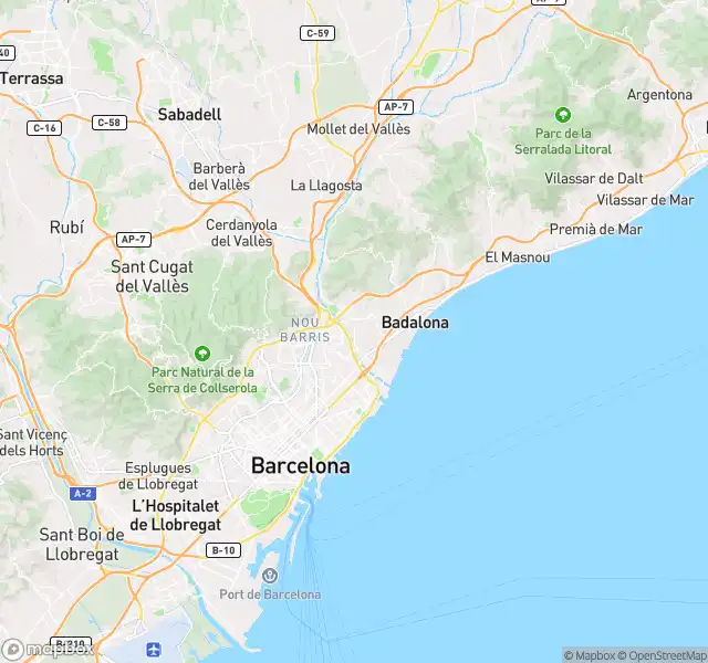 Exterior view of Flat for sale in Badalona