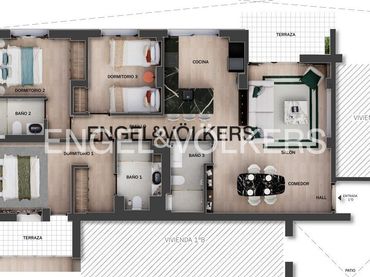 Piso con ascensor en venta en Barrio de Salamanca