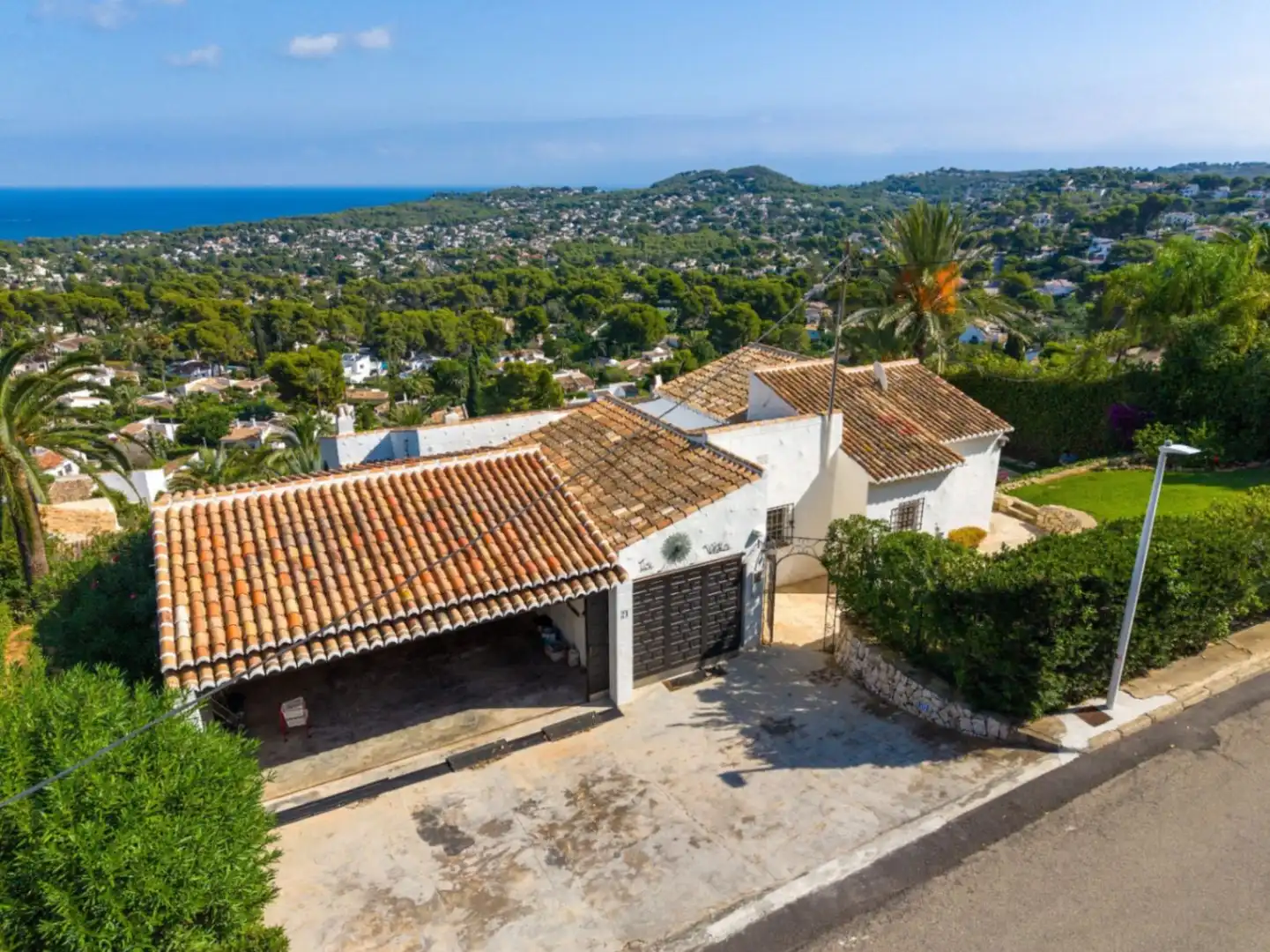 Exterior view of Houses for sale in Jávea / Xàbia  with Private garden, Terrace and Swimming Pool