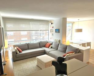 Sala d'estar de Àtic en venda en  Barcelona Capital amb Aire condicionat i Balcó