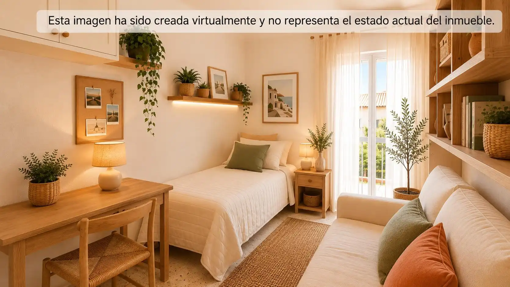 Dormitori de Pis en venda en Benalmádena amb Aire condicionat, Parquet i Terrassa