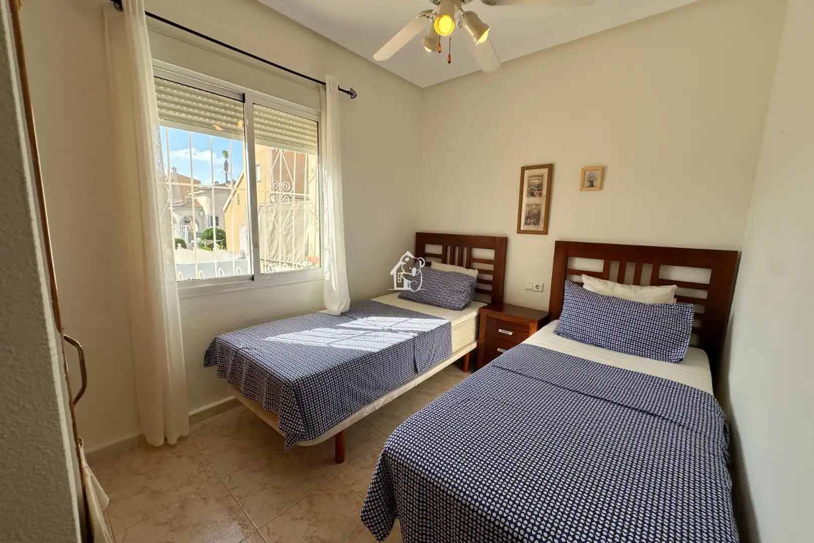 Dormitori de Casa o xalet de lloguer en Rojales amb Aire condicionat, Jardí privat i Terrassa