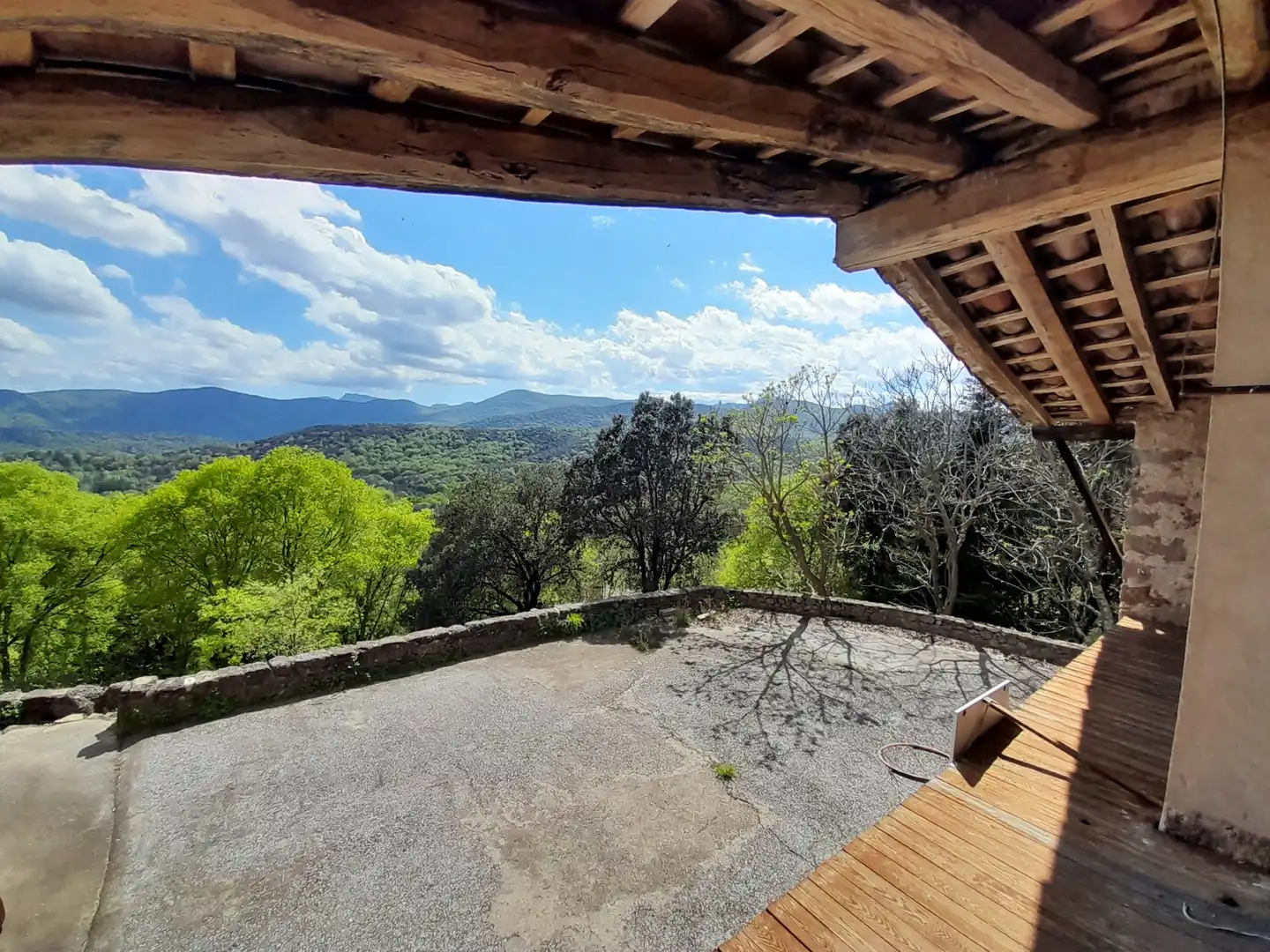 Terraza de Finca rústica en venta en La Vall de Bianya con Calefacción, Terraza y Trastero