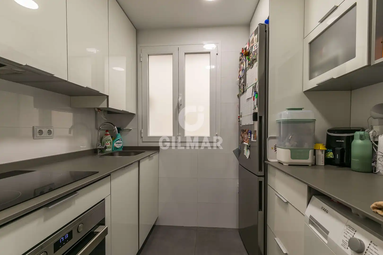Kitchen of Flat for sale in Madrid  with Heating and Balcony