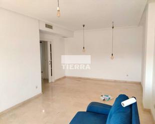 Sala d'estar de Pis en venda en  Murcia Capital amb Jardí privat, Parquet i Terrassa