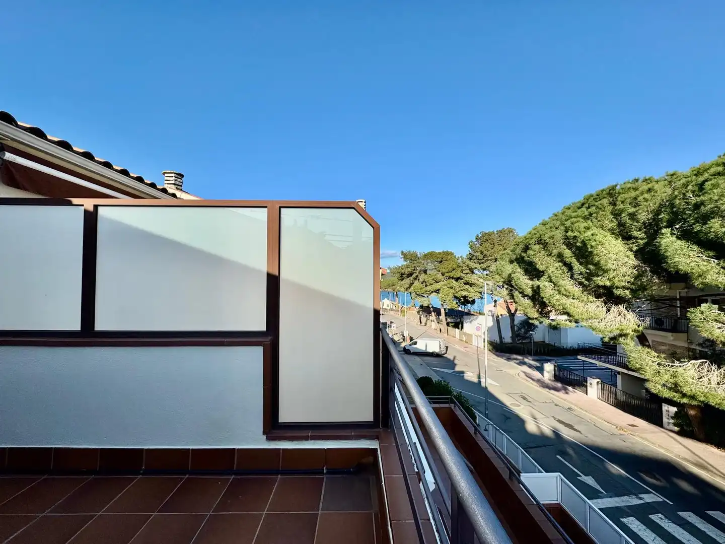 Terrasse von Maisonette zur Miete in Palamós mit Klimaanlage, Terrasse und Möbliert