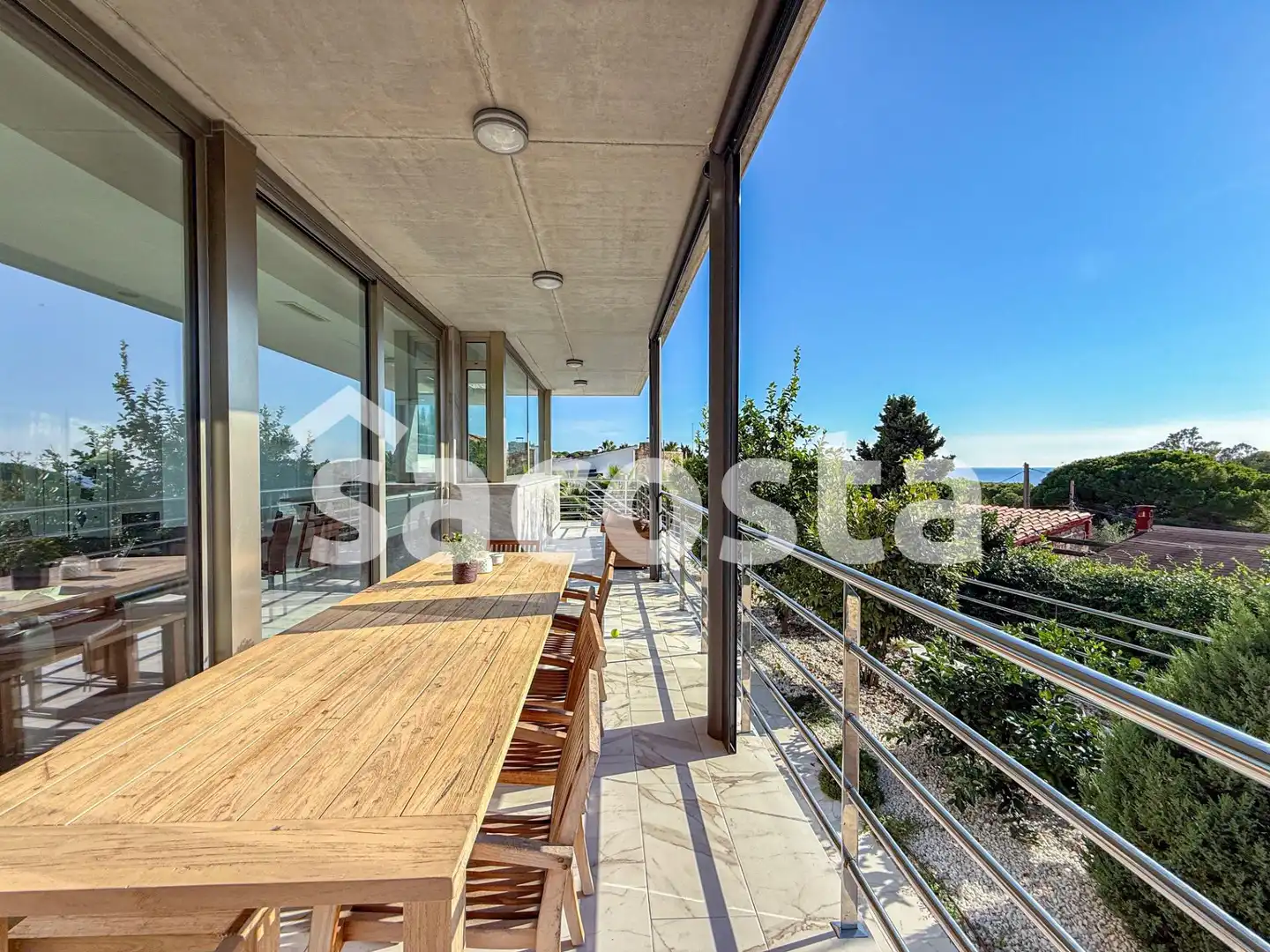 Terrassa de Casa o xalet en venda en Lloret de Mar amb Aire condicionat, Jardí privat i Terrassa