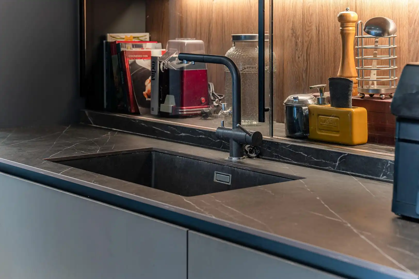 Kitchen of Attic for sale in Badalona  with Air Conditioner, Heating and Terrace