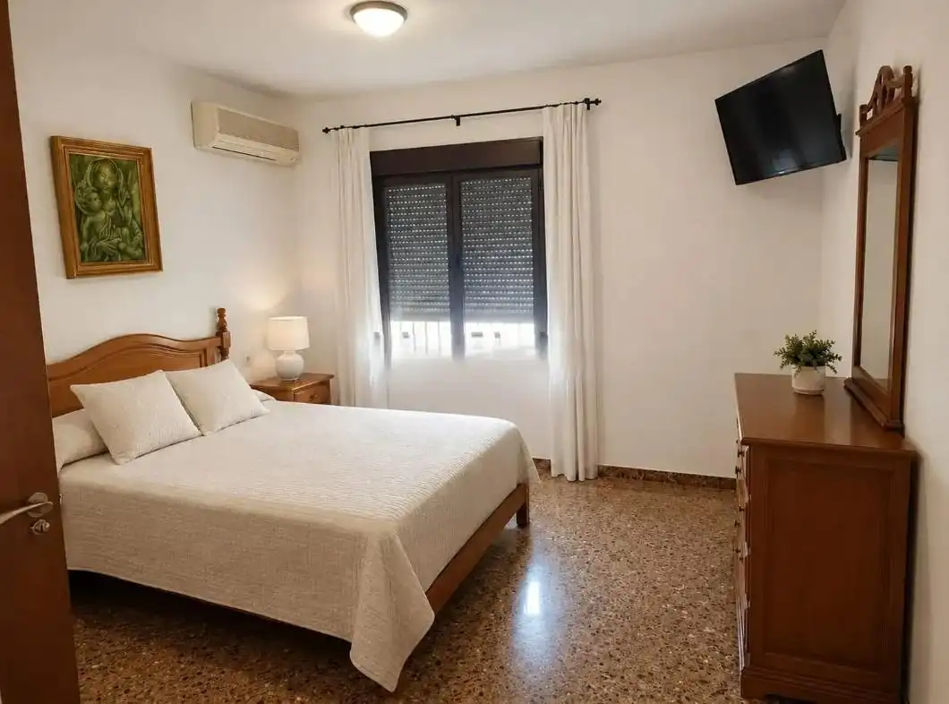 Dormitori de Casa o xalet de lloguer en Alicante / Alacant amb Aire condicionat, Jardí privat i Terrassa