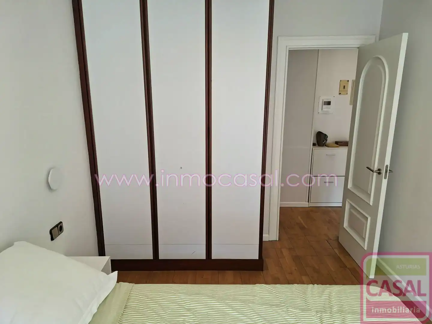 Bedroom of Flat for rent in Gijón   with Heating and Furnished