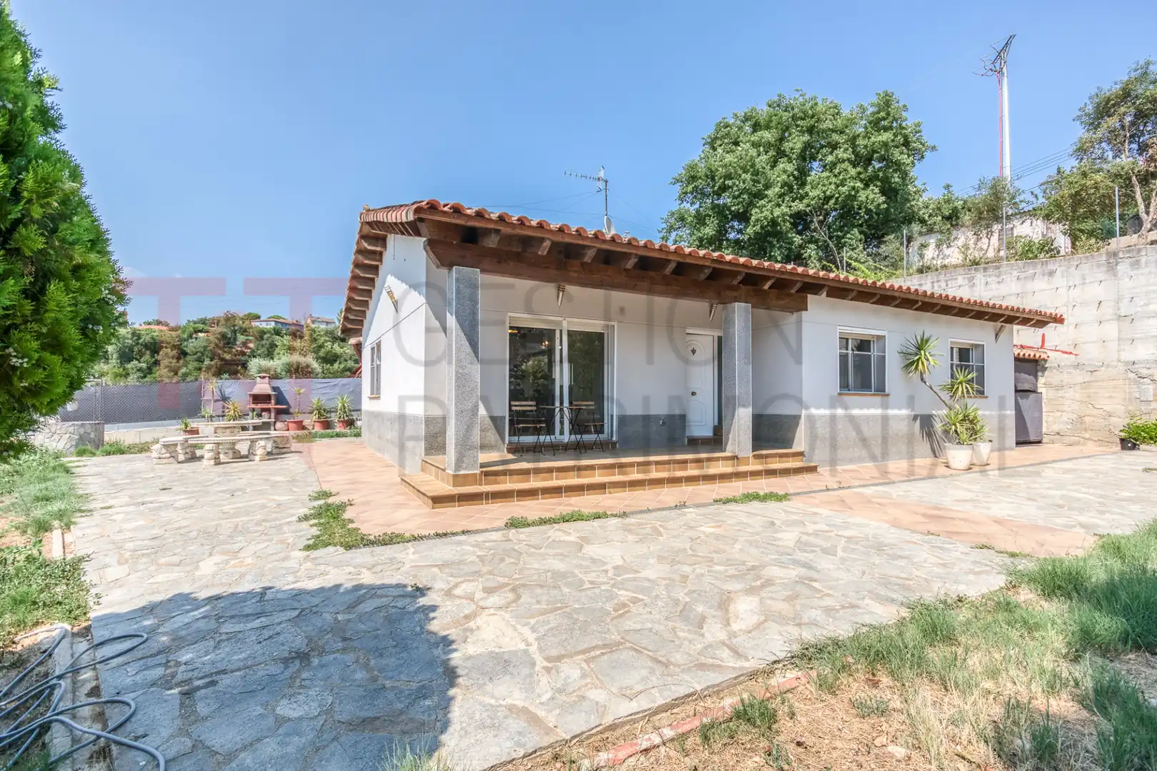 Vista exterior de Casa o xalet en venda en Gualba amb Calefacció, Jardí privat i Terrassa