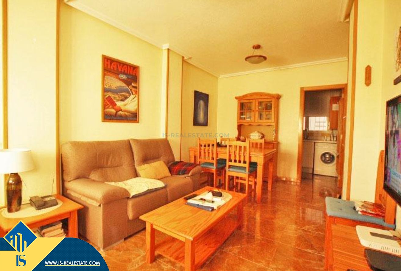 Sala d'estar de Apartament en venda en Guardamar del Segura amb Aire condicionat, Calefacció i Terrassa