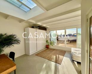 Living room of Apartment to rent in  Barcelona Capital  with Air Conditioner, Heating and Terrace