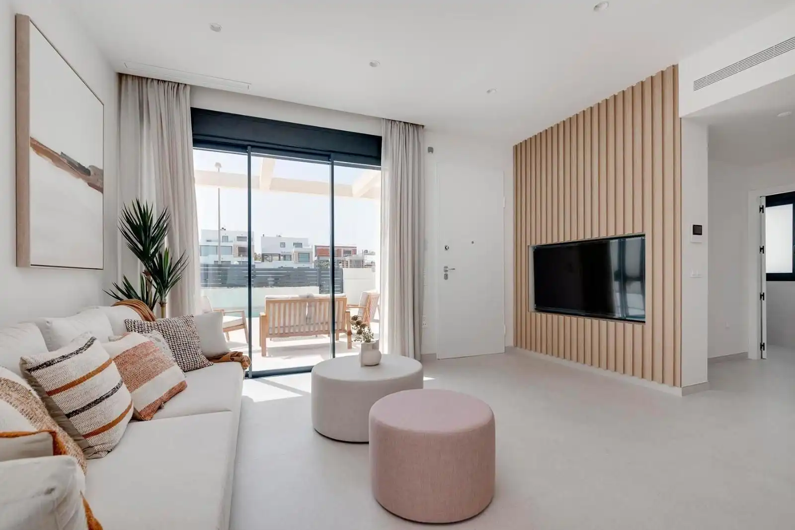 Sala de estar de Casa o chalet en venta en Rojales con Jardín privado, Terraza y Piscina