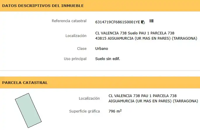 Terreny residencial en venda a Carrer Valencia 738, imagen 5