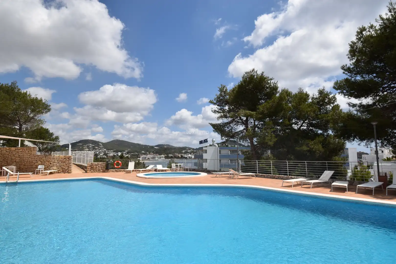 Schwimmbecken von Erdgeschoss zum Verkauf in Eivissa mit Klimaanlage, Privatgarten und Terrasse