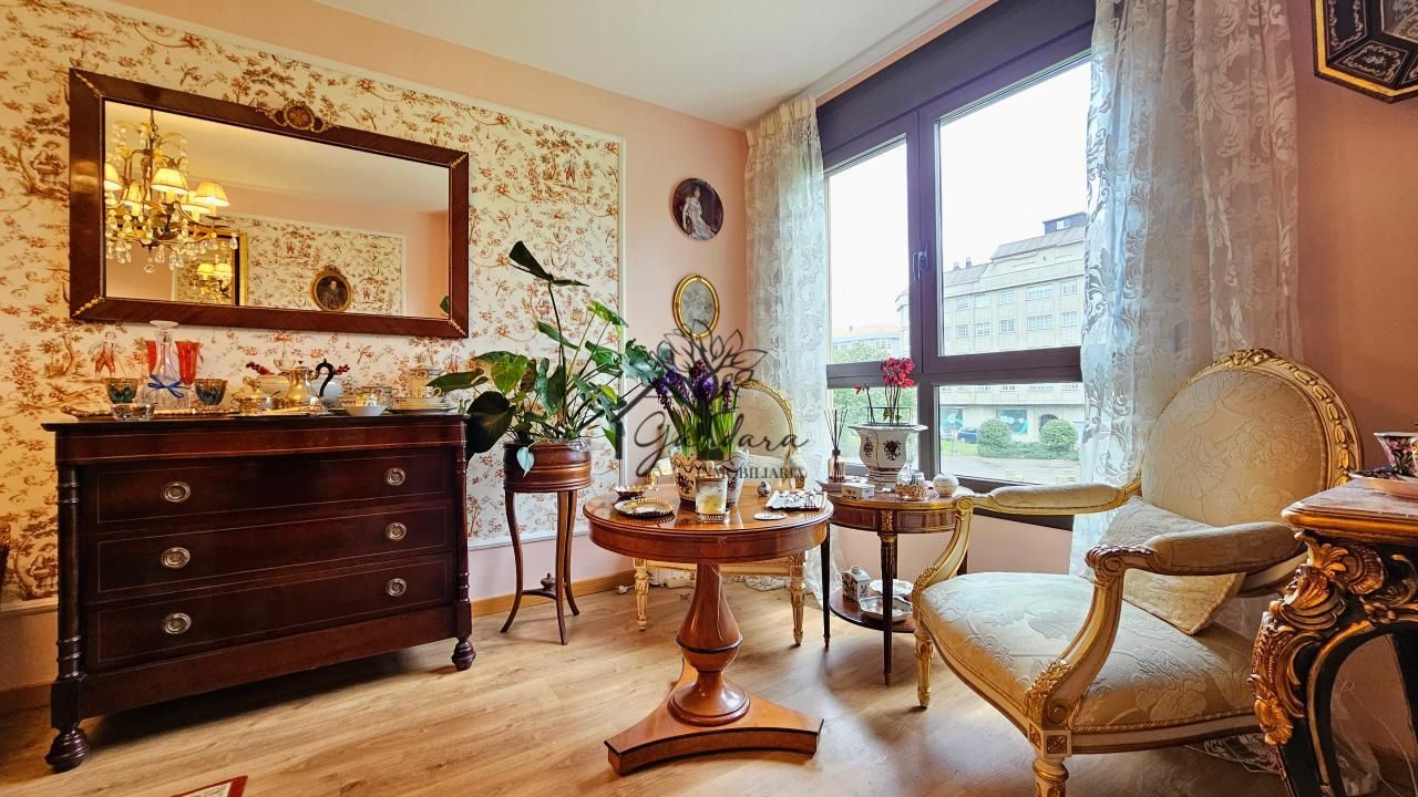 Dining room of Flat for sale in Narón  with Heating, Terrace and Storage room