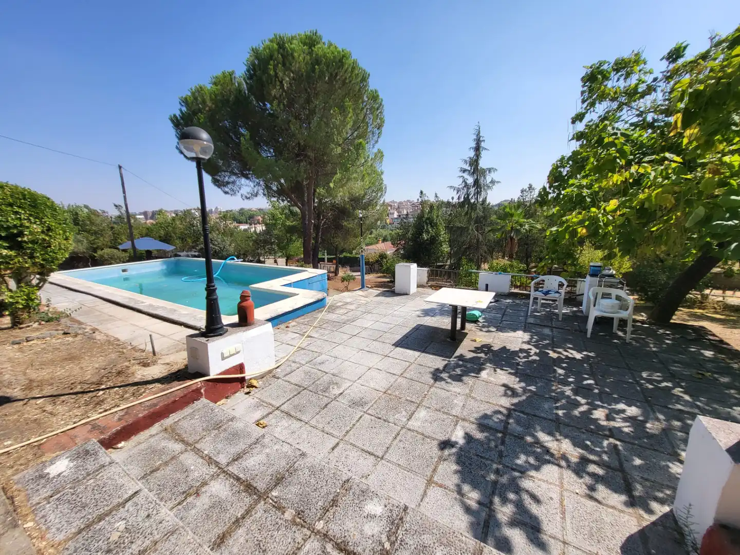 Piscina de Casa o xalet en venda en Cáceres amb Aire condicionat, Calefacció i Jardí privat