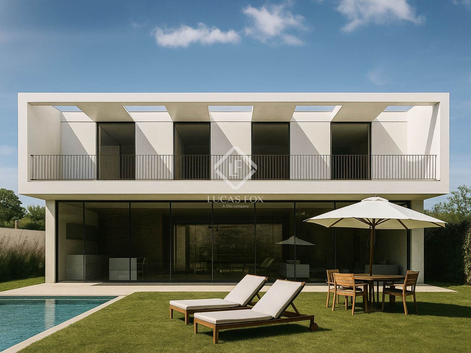 Exterior view of House or chalet for sale in Esplugues de Llobregat  with Air Conditioner, Heating and Private garden