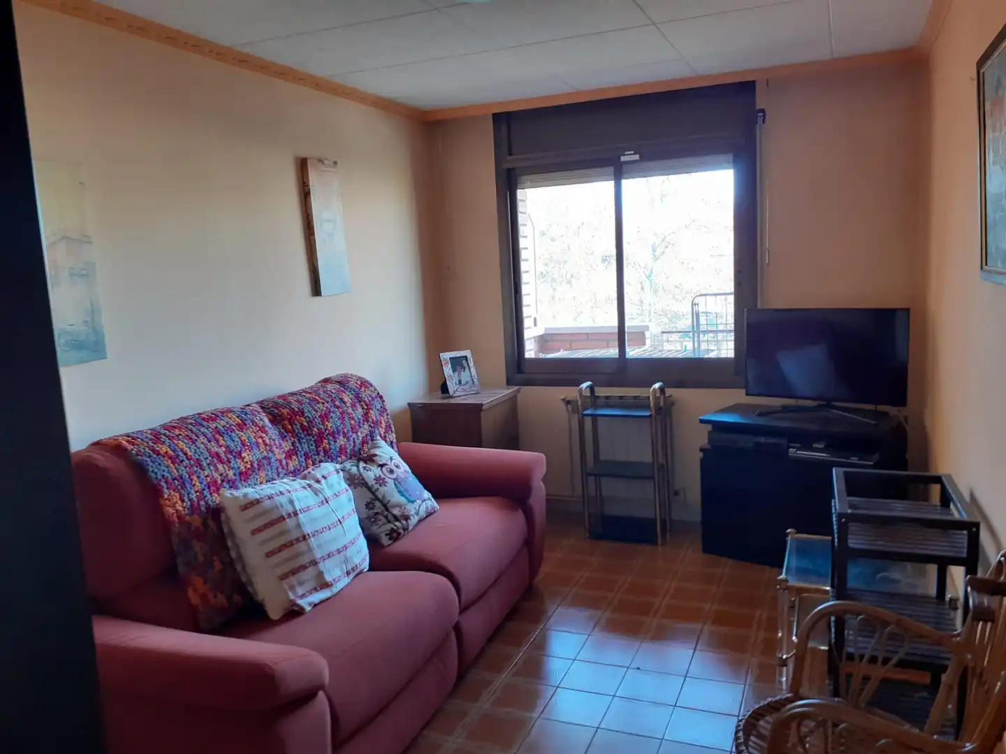 Sala de estar de Piso de alquiler en Mollet del Vallès con Aire acondicionado, Calefacción y Amueblado