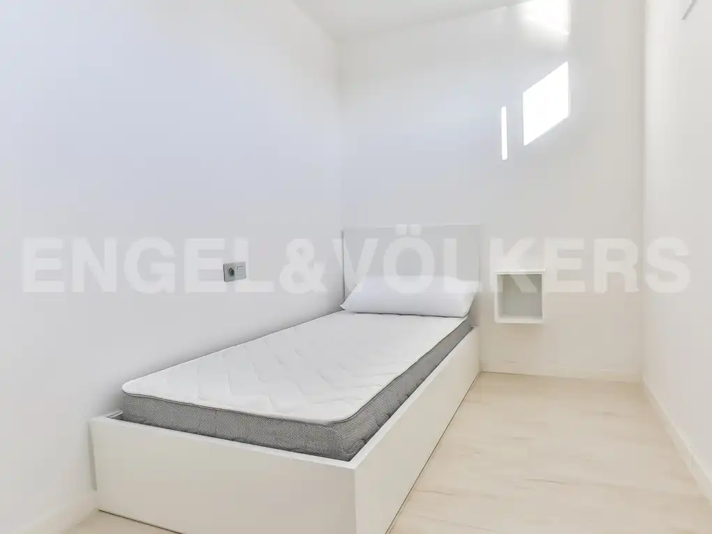 Bedroom of Attic for rent in Sitges  with Air Conditioner, Heating and Terrace