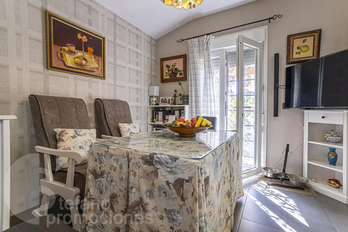Dining room of Houses for sale in Málaga  with Air Conditioner, Heating and Private garden