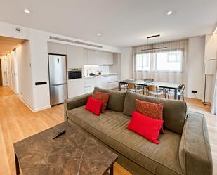 Living room of Flat to rent in  Barcelona Capital  with Air Conditioner, Heating and Parquet flooring