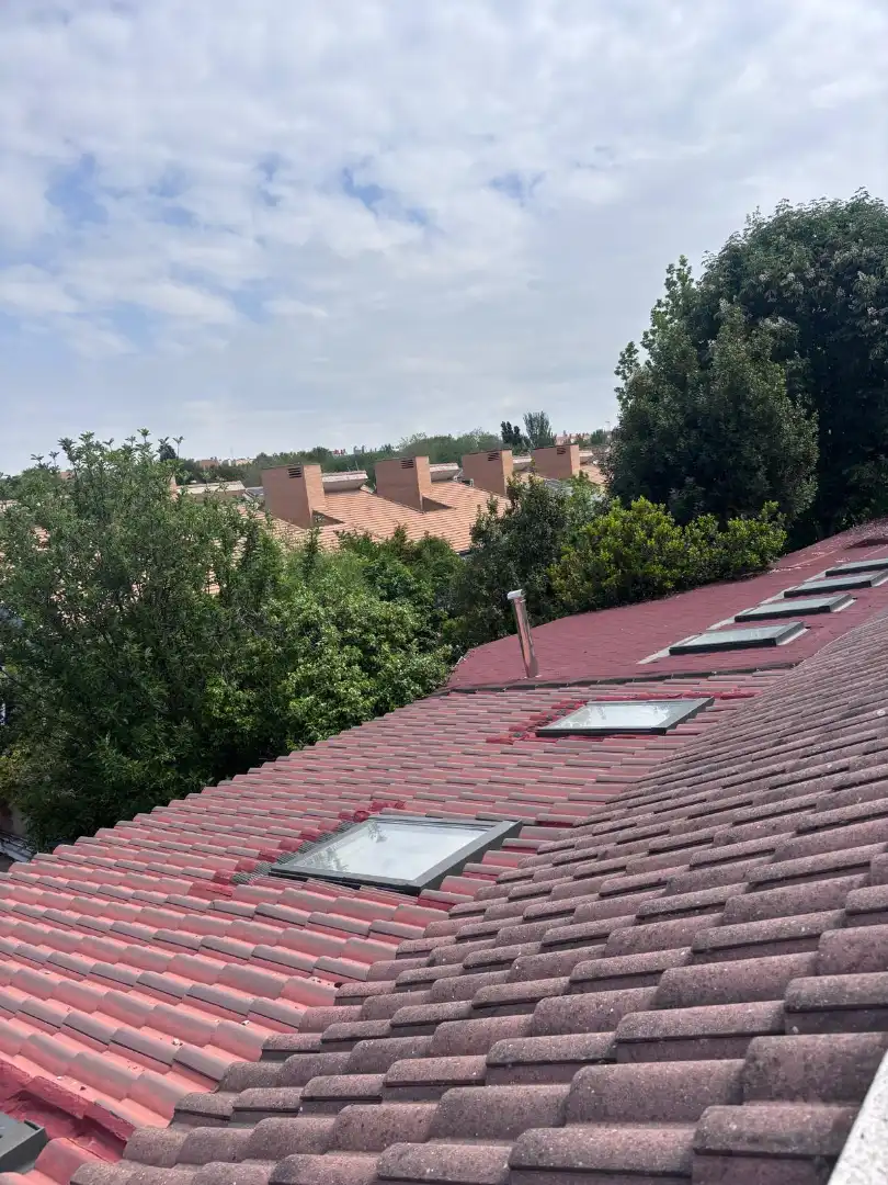 Vista exterior de Casa adosada en venta en Leganés con Calefacción, Jardín privado y Terraza