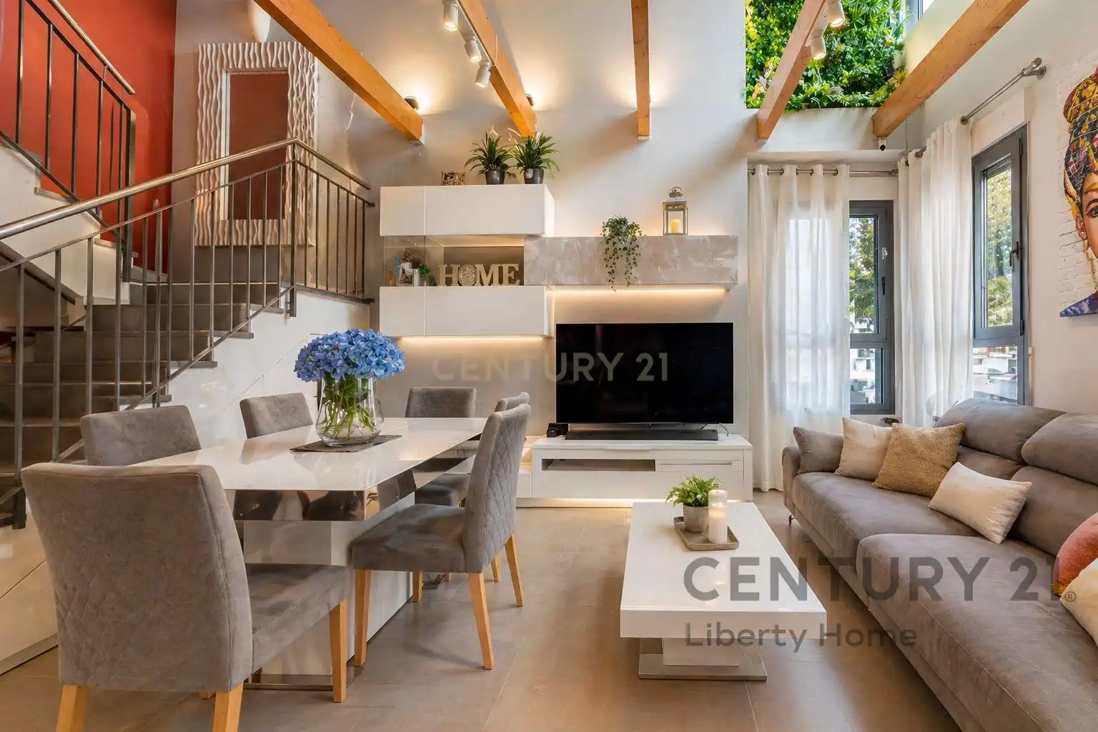 Wohnzimmer von Maisonette zum Verkauf in Benetússer