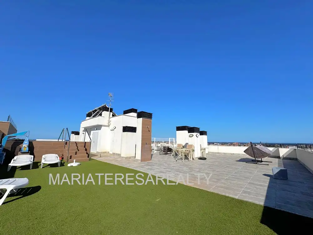 Terraza de Ático en venta en San Pedro del Pinatar con Aire acondicionado, Calefacción y Trastero