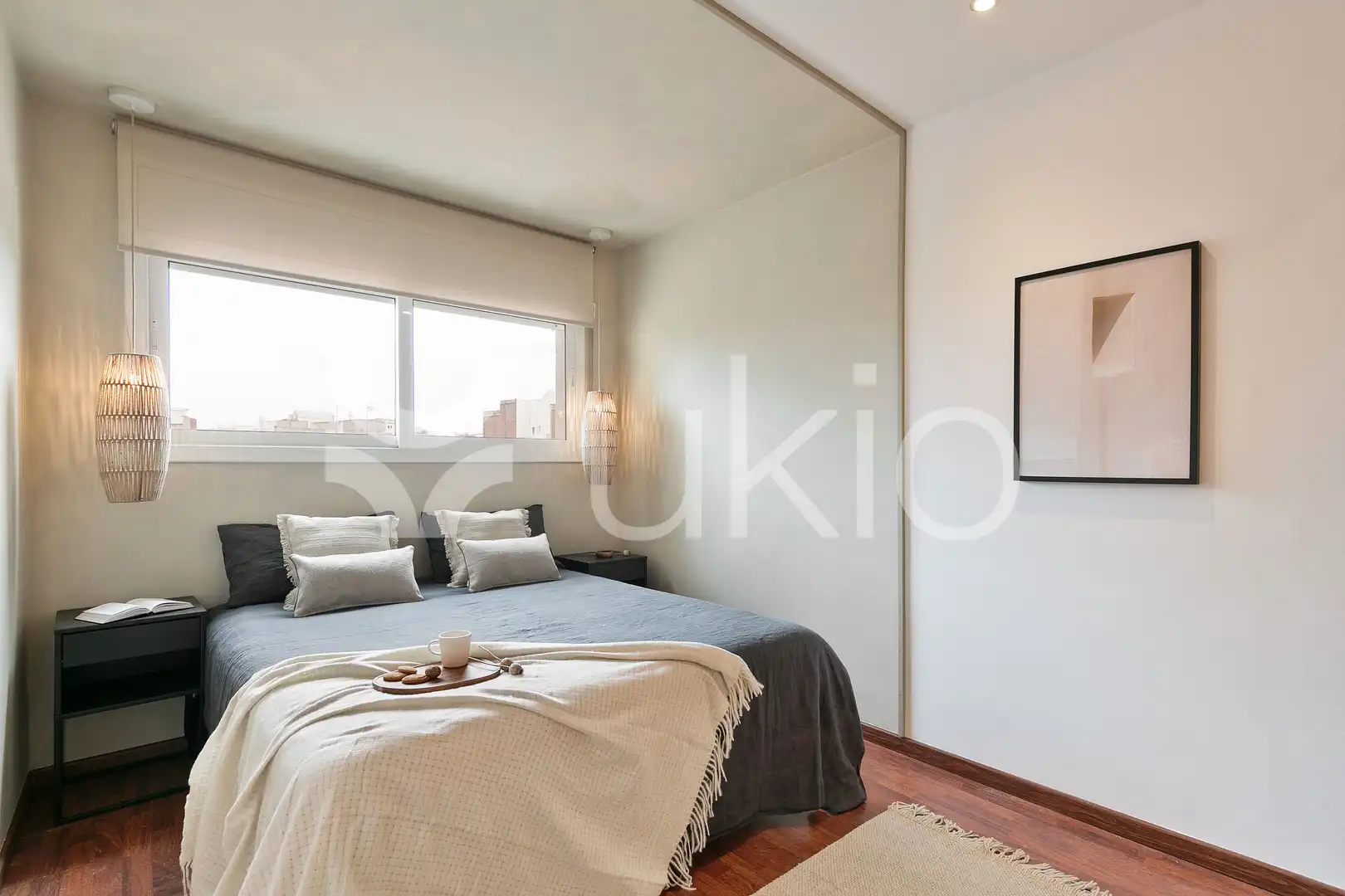 Bedroom of Apartments for rent in Barcelona  with Air Conditioner, Heating and Terrace