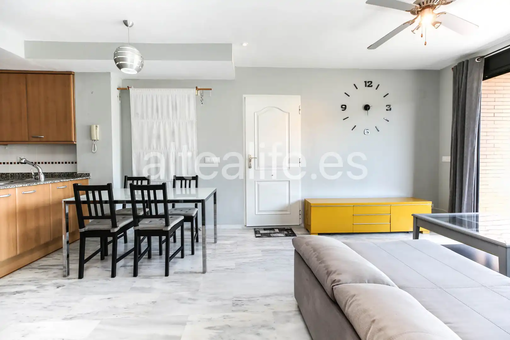 Living room of Apartments for sale in Villajoyosa / La Vila Joiosa  with Air Conditioner, Heating and Terrace