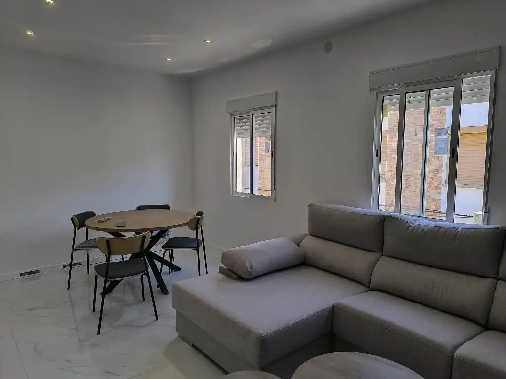 Sala de estar de Piso en venta en Ibi con Amueblado