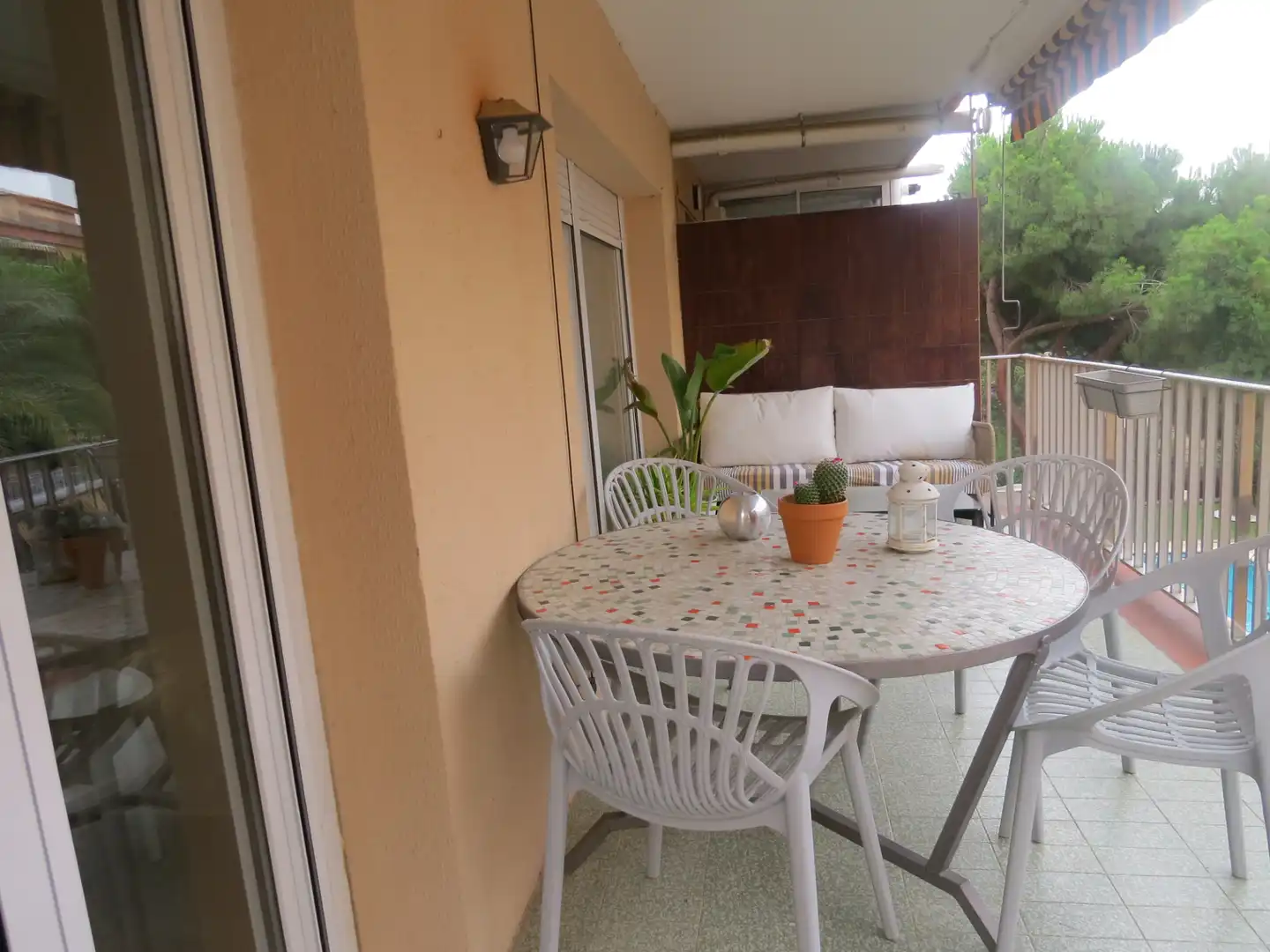 Terrasse von Wohnung zur Miete in Sant Andreu de Llavaneres mit Klimaanlage, Heizung und Parkett