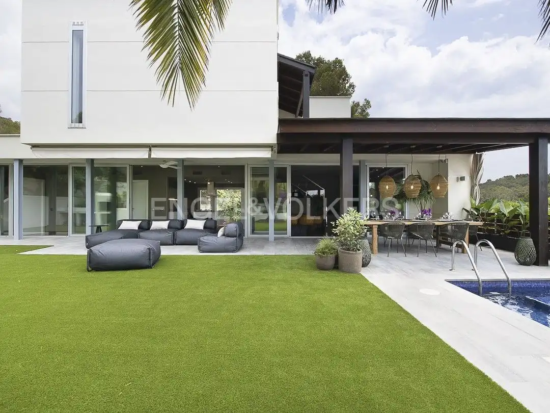 Terraza de Casa o chalet en venta en Sant Pere de Ribes con Aire acondicionado, Calefacción y Jardín privado