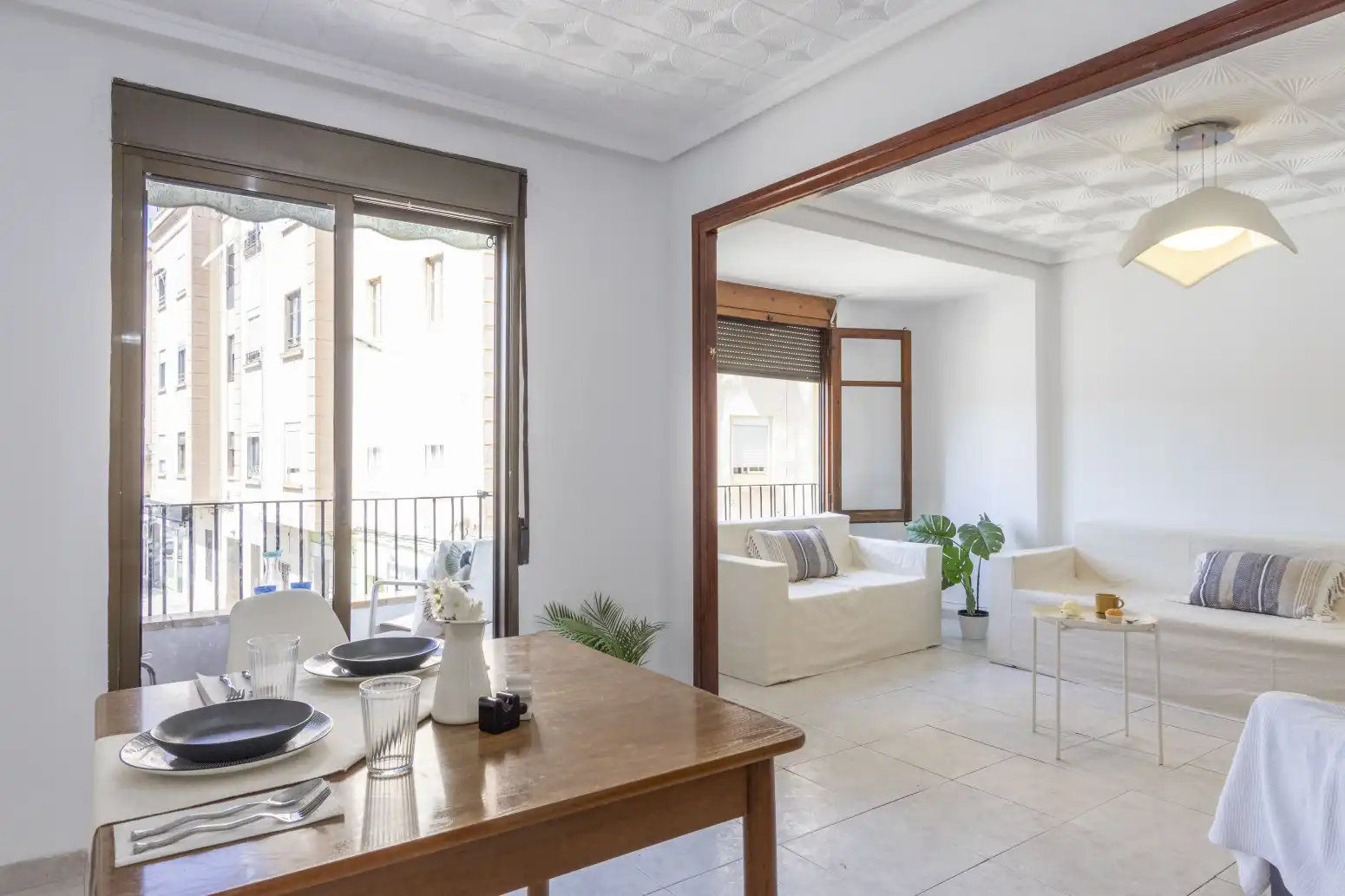 Sala de estar de Piso en venta en Foios con Balcón