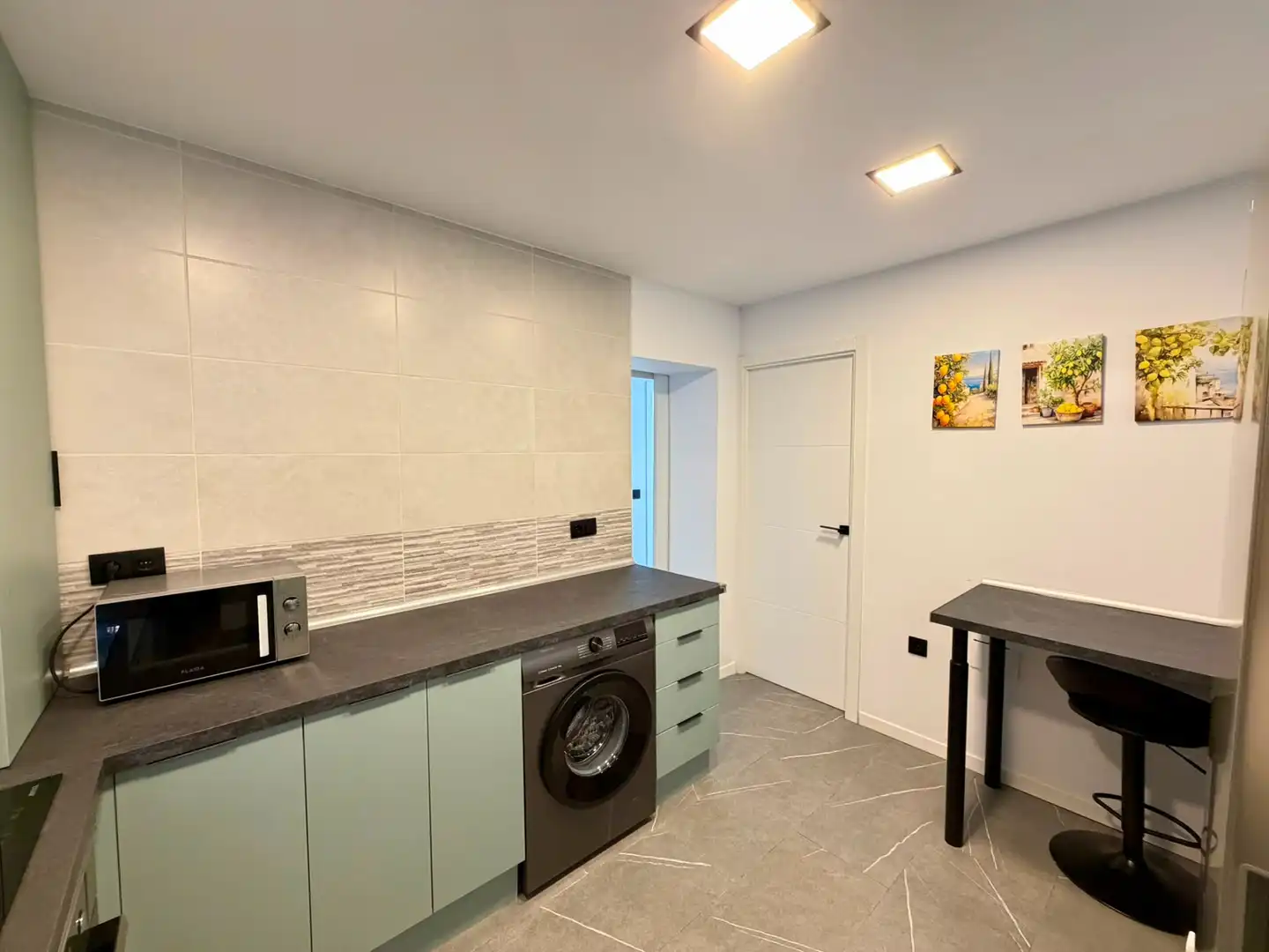 Küche von Wohnung zum Verkauf in Ciudad Real mit Klimaanlage, Heizung und Möbliert