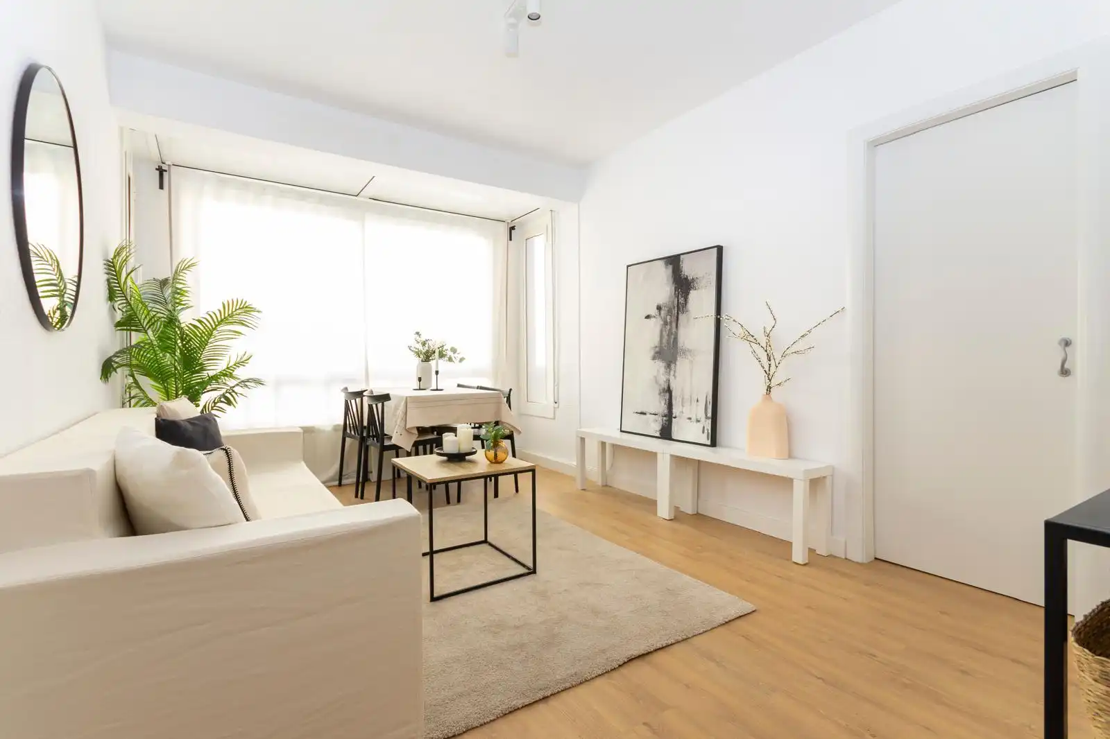 Living room of Flat for sale in Terrassa  with Heating and Furnished