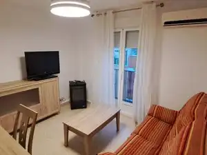 Sala d'estar de Àtic en venda en Jaén amb Aire condicionat, Terrassa i Moblat