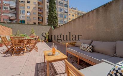 Terrace of Flat for sale in  Barcelona Capital  with Air Conditioner, Heating and Parquet flooring