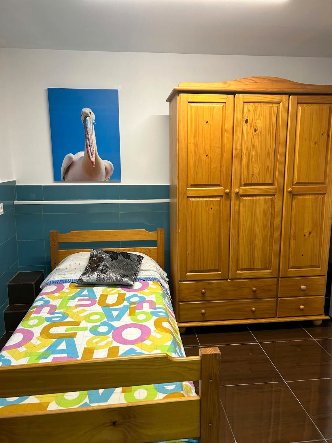 Bedroom of Flat to rent in  Barcelona Capital  with Air Conditioner, Heating and Washing machine