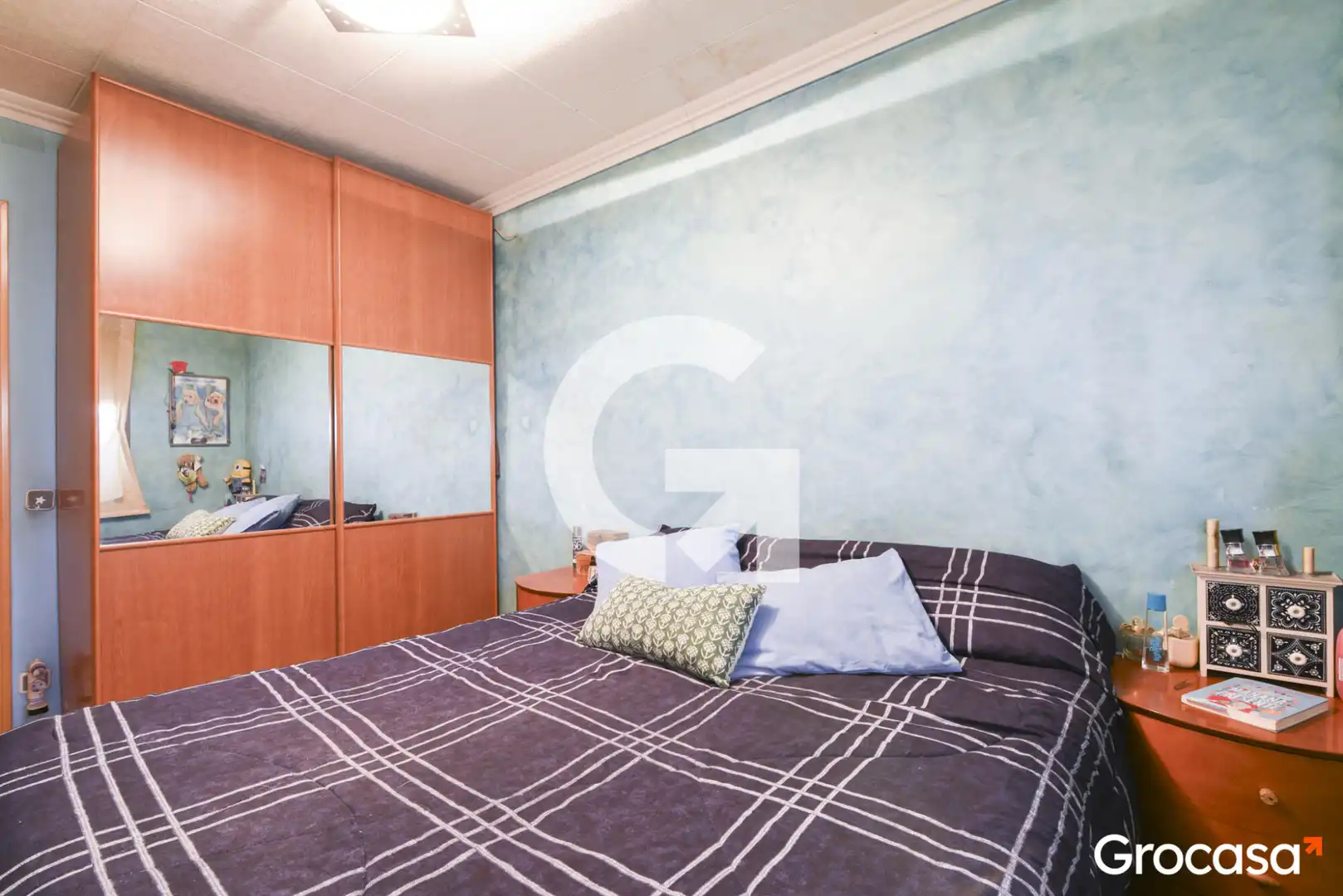 Bedroom of Flat for sale in Sant Joan Despí  with Air Conditioner and Balcony
