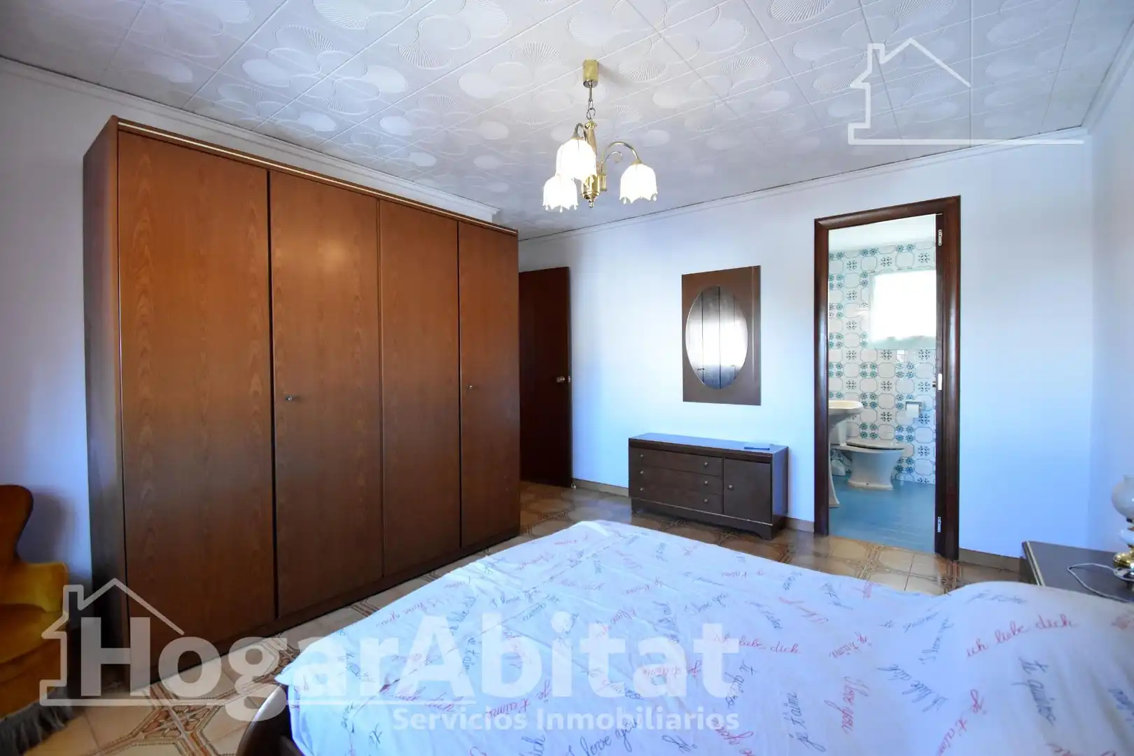 Bedroom of Flat for sale in Piles  with Air Conditioner, Heating and Storage room